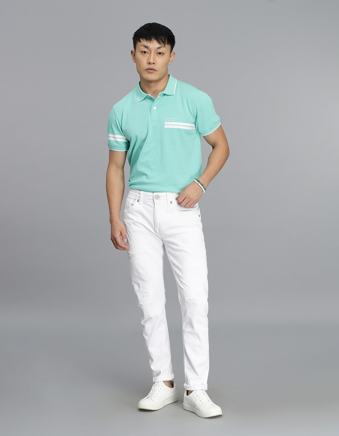 White 5 Pocket Low-Rise Ankle Length Jeans