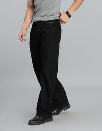 Med Blue 5 Pocket Midrise Loose Fit Jeans