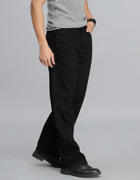 Med Blue 5 Pocket Midrise Loose Fit Jeans