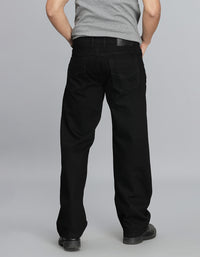 Med Blue 5 Pocket Midrise Loose Fit Jeans
