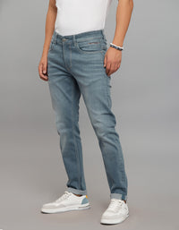 Petrol 5 Pocket Low-Rise Tapered Ankle Length Stretch Jeans