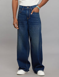 Dark Blue Extra Loose Fit Jeans
