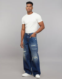 Dark Blue Extra Loose Fit Jeans