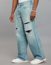 Light Blue Extra Loose Fit Jeans