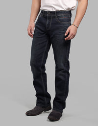 Dk Blue 5 Pocket Midrise, Comfort And Straight Fit Stretch Jeans