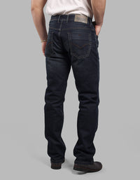 Dk Blue 5 Pocket Midrise, Comfort And Straight Fit Stretch Jeans