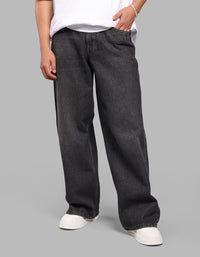 DK CHARCOAL 5 Pocket Extra Loose Fit Jeans