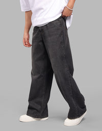 DK CHARCOAL 5 Pocket Extra Loose Fit Jeans