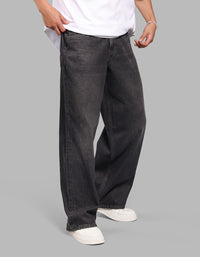 DK CHARCOAL 5 Pocket Extra Loose Fit Jeans