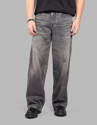 CHARCOAL 5 Pocket Extra Loose Fit Jeans