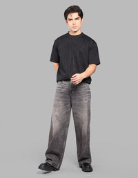 CHARCOAL 5 Pocket Extra Loose Fit Jeans