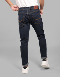 Dk Blue 5 Pocket Low-Rise Ankle Length Stretch Jeans