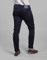 Dk Blue 5 Pocket Low-Rise Ankle Length Stretch Jeans