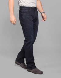 Dk Blue 5 Pocket Midrise, Comfort And Straight Fit Stretch Jeans