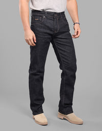 Dk Blue 5 Pocket Midrise, Comfort And Straight Fit Stretch Jeans