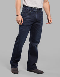 DK BLUE 5 Pocket Midrise Loose Fit Stretch Jeans
