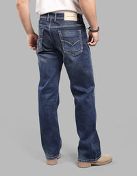 DK BLUE 5 Pocket Midrise Loose Fit Stretch Jeans