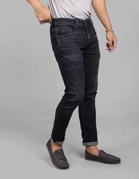Med Blue 5 Pocket Low-Rise Ankle Length Stretch Jeans