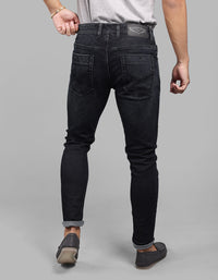 Med Blue 5 Pocket Low-Rise Ankle Length Stretch Jeans