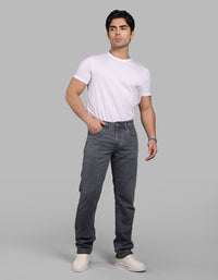 Petrol Midrise, Comfort And Straight Fit Stretch Jeans
