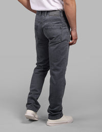 Petrol Midrise, Comfort And Straight Fit Stretch Jeans