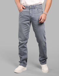 Petrol Midrise, Comfort And Straight Fit Stretch Jeans