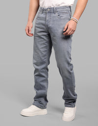Petrol Midrise, Comfort And Straight Fit Stretch Jeans