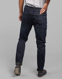 Dk Blue 5 Pocket Low-Rise Ankle Length Stretch Jeans