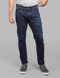 Dk Blue 5 Pocket Low-Rise Ankle Length Stretch Jeans