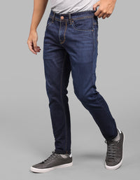 Dk Blue 5 Pocket Low-Rise Ankle Length Stretch Jeans