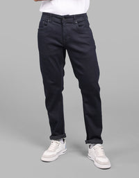 Dk Blue 5 Pocket Low-Rise Ankle Length Stretch Jeans