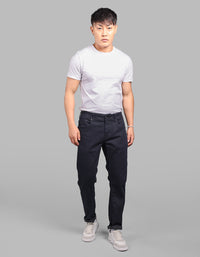 Dk Blue 5 Pocket Low-Rise Ankle Length Stretch Jeans