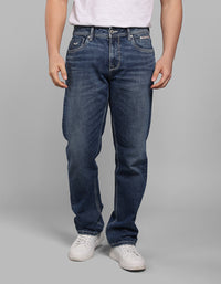 Charcoal 5 Pocket Midrise, Comfort And Straight Fit Stretch Jeans