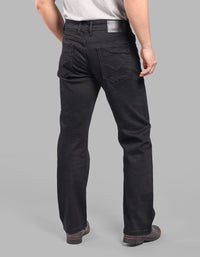 BLACK 5 Pocket Midrise Loose Fit Stretch Jeans