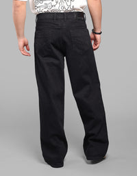Black 5 Pocket Extra Loose Fit Jeans