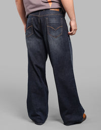 Dark Blue Extra Loose Fit Jeans