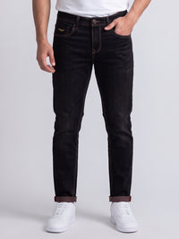 Dark Blue Low-Rise Ankle Length Stretch Jeans