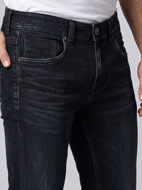 Dark Blue Low-Rise Ankle Length Stretch Jeans