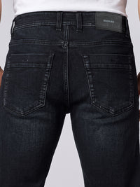 Dark Blue Low-Rise Ankle Length Stretch Jeans