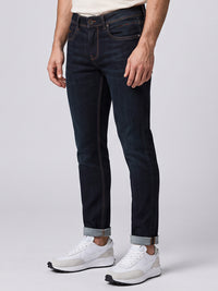 Dark Blue Low-Rise Ankle Length Stretch Jeans