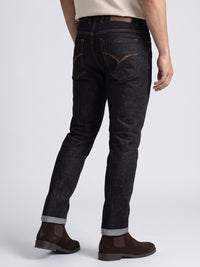Dark Blue Low-Rise Ankle Length Stretch Jeans