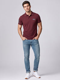 Med Blue Low-Rise Ankle Length Stretch Jeans