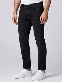 Charcoal Low-Rise Ankle Length Stretch Jeans