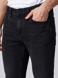 Charcoal Low-Rise Ankle Length Stretch Jeans