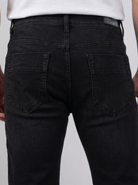 Charcoal Low-Rise Ankle Length Stretch Jeans