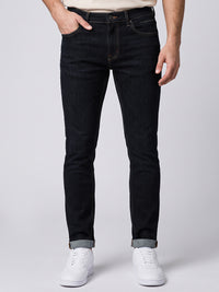 Dark Blue Low-Rise Ankle Length Stretch Jeans