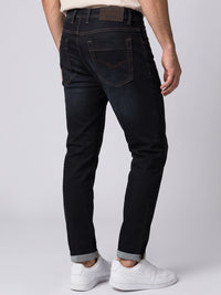 Dark Blue Low-Rise Ankle Length Stretch Jeans