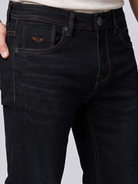 Dark Blue Low-Rise Ankle Length Stretch Jeans