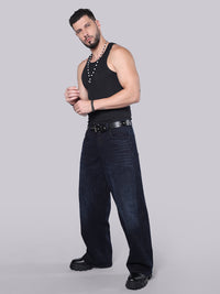 Dark Blue Extra Loose Fit Jeans