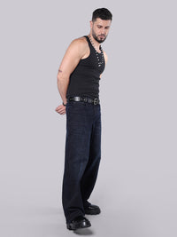 Dark Blue Extra Loose Fit Jeans